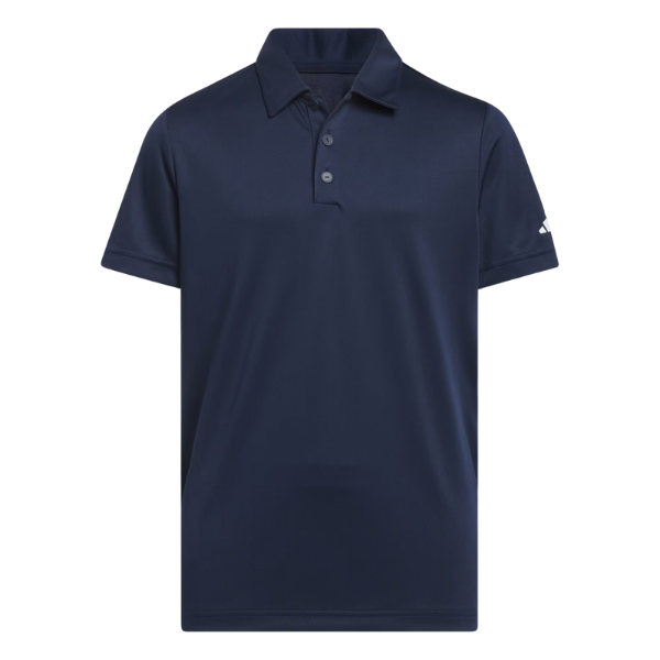 Adidas Short Sleeve Kids Polo Shirt [NAVY][7-8 YRS]