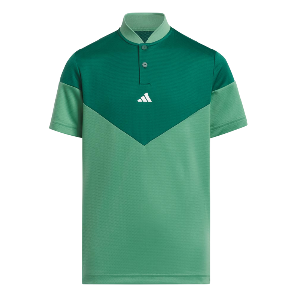 Adidas Boys HEAT.RDY Sport Collar Polo [PRE GREEN][7-8 YRS]