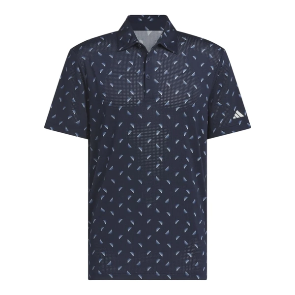 Adidas Ultimate Printed Mesh Men's Polo [NVY/SIL][S]