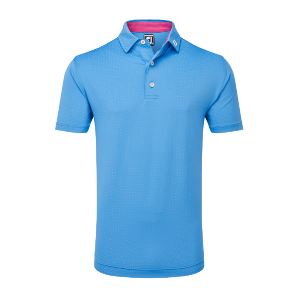  FJ Stretch Dot Print Men's Polo [OCN/BRY][M]