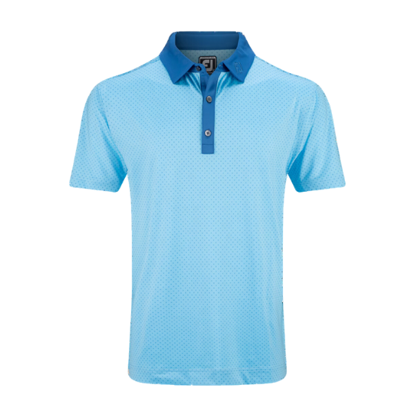 FJ Microflower Print Men's Polo [BLU/SAPPHIRE][M]