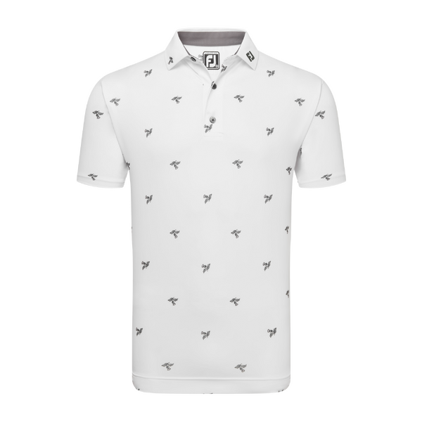 FJ Thistle Print Men's Polo [WHITE][M]