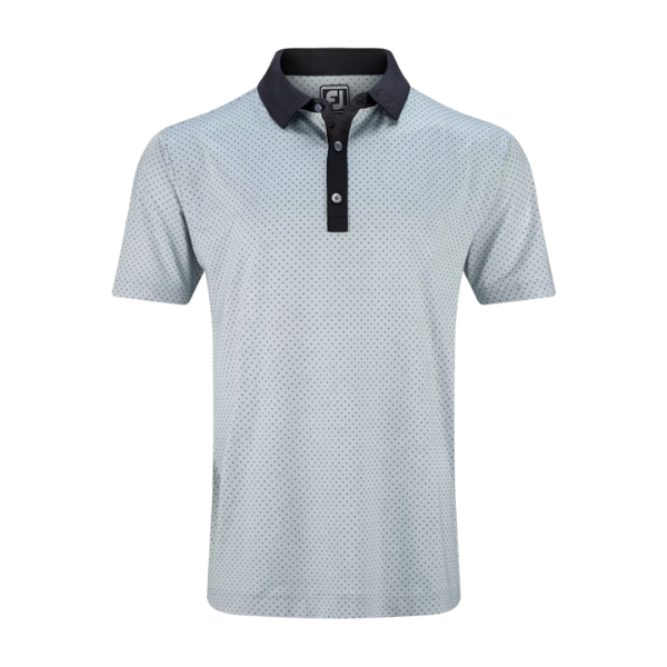 FJ Microflower Print Men's Polo [GRY/BLK][M]