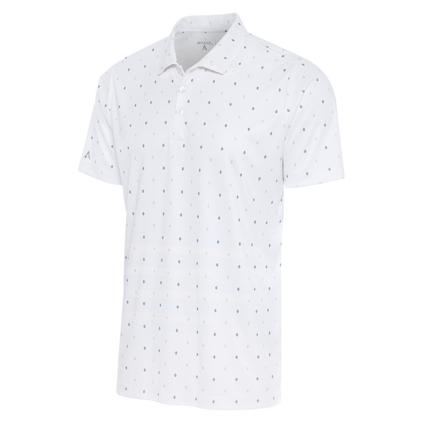 Antigua 19th Hole Men's Polo [WHT/NVY/SKY][M]