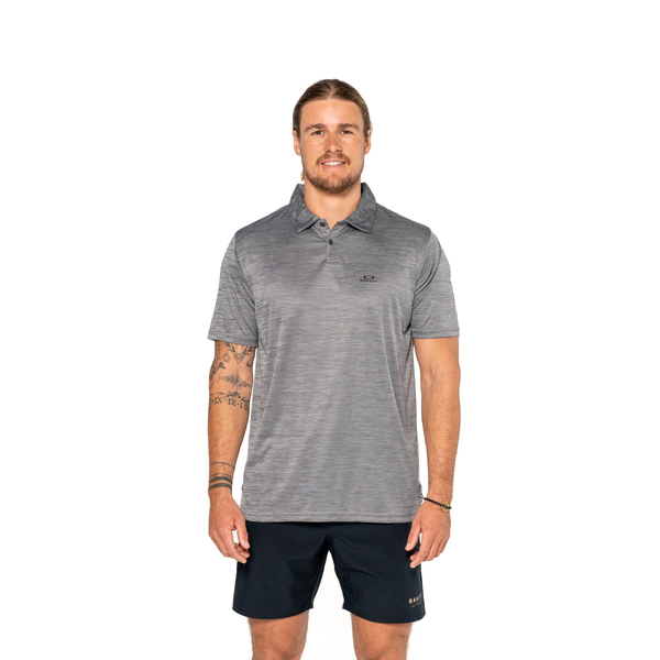 Oakley Hydrolix Galaxy Men's Polo [GRANITE][S]