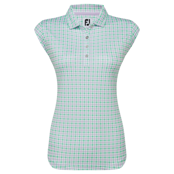 FJ Sleeveless Gingham Women's Tank [LAV/MNT][M]