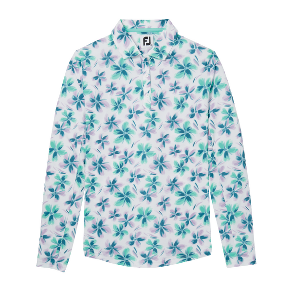 FJ LS Floral Sun Protection Women's Shirt [LAV/MNT/TEAL][M]