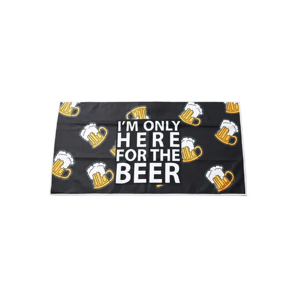 CMC Here For Beer Microfibre Towel [BLACK]