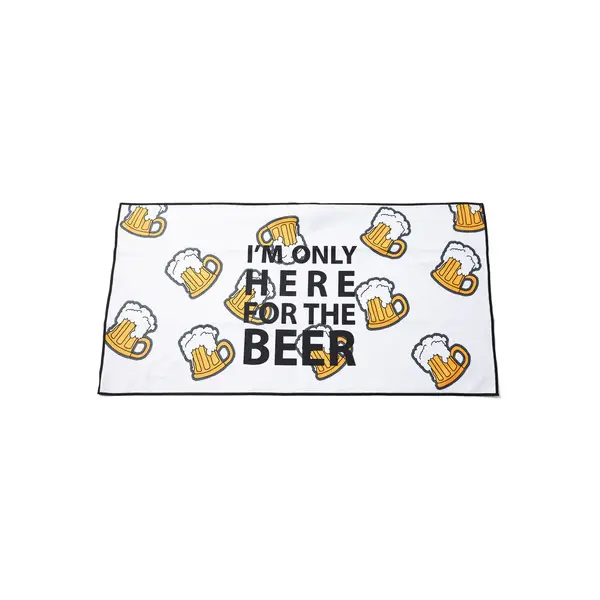 CMC Here For Beer Microfibre Towel [WHITE]